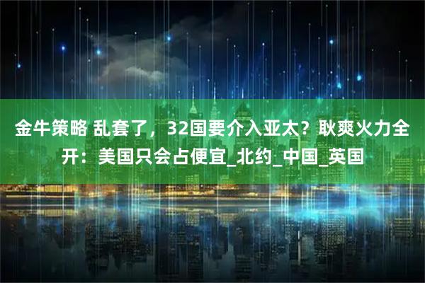 金牛策略 乱套了，32国要介入亚太？耿爽火力全开：美国只会占便宜_北约_中国_英国