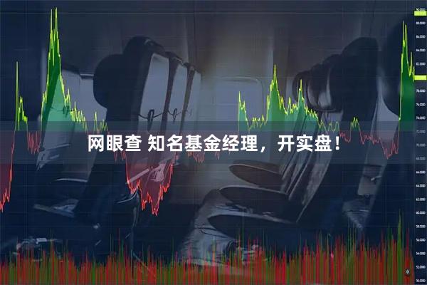 网眼查 知名基金经理，开实盘！